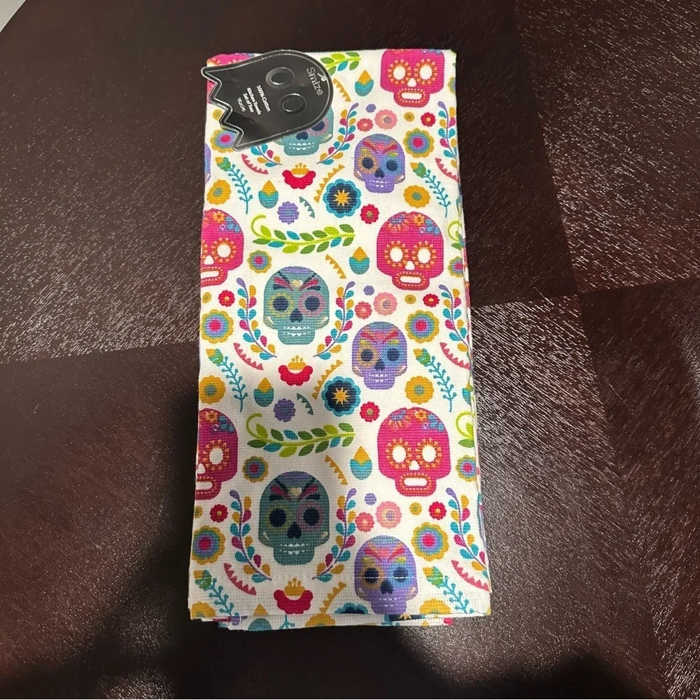 Colorful Skull Kitchen Towels